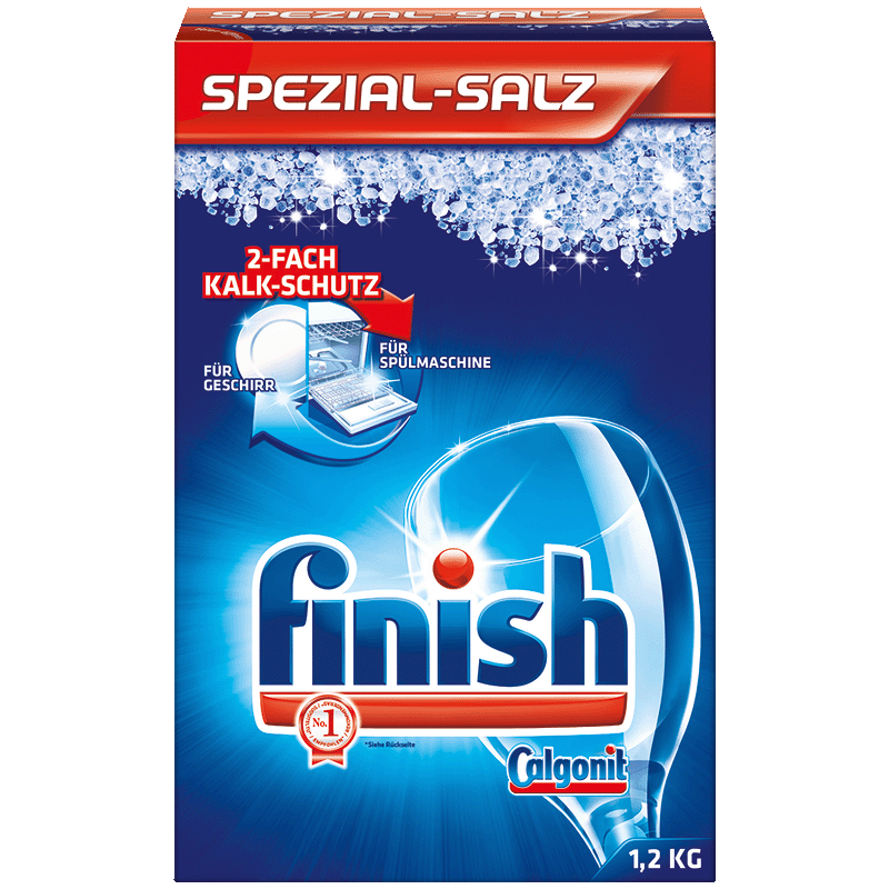 Calgonit Finish speciální sůl do myčky 1,2 kg - originál z Německa