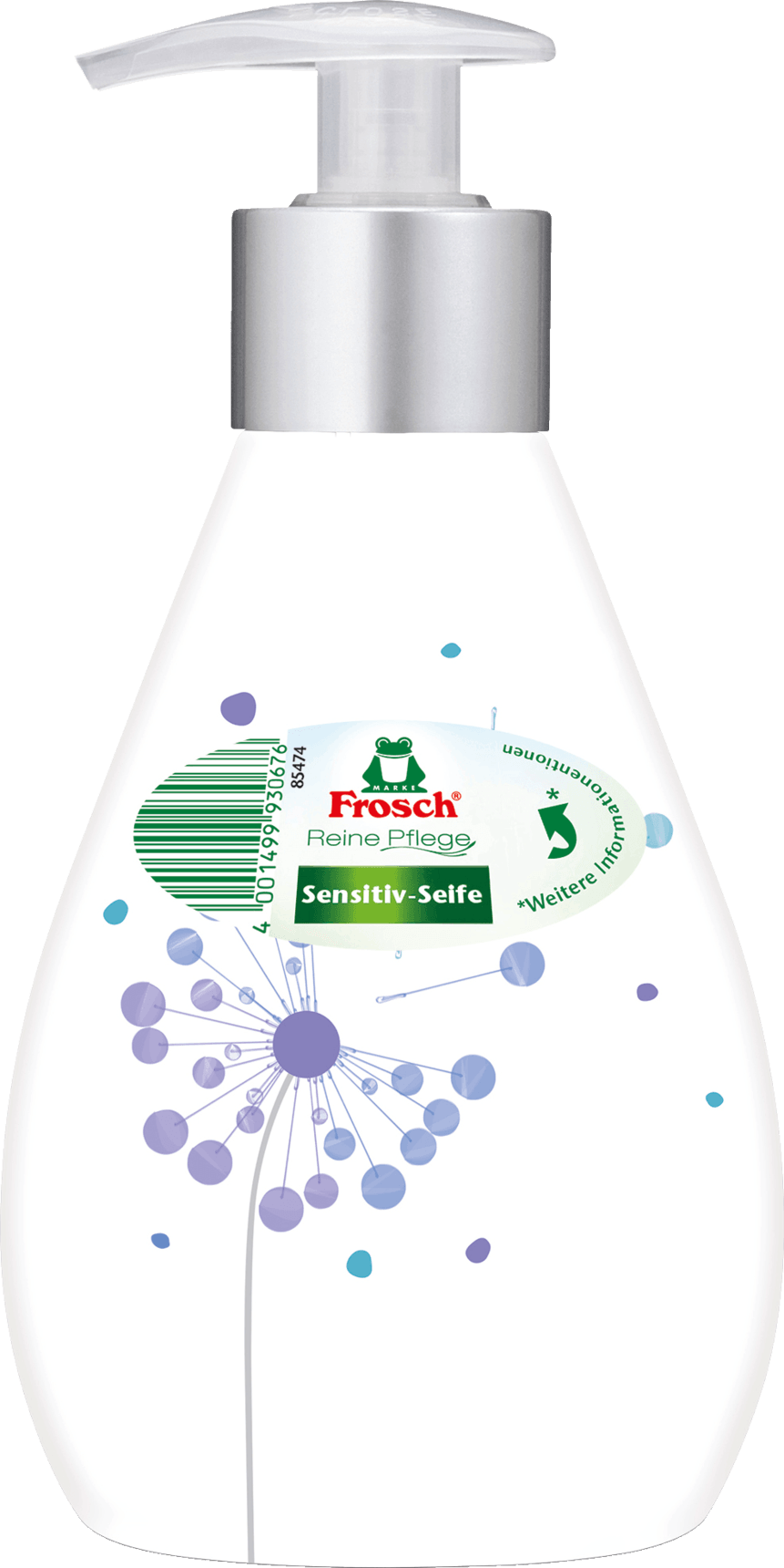 Frosch Sensitive tekuté mýdlo s dávkovačem 300 ml - originál z Německa