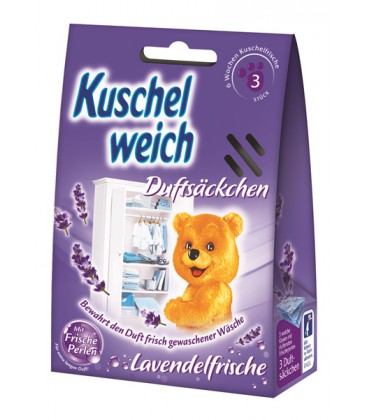 Kuschelweich Lavendelfrische vonné sáčky do skříně 3 ks - originál z Německa