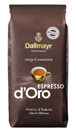 Dallmayr Espresso d'Oro zrnková káva 1 kg - originál z Německa