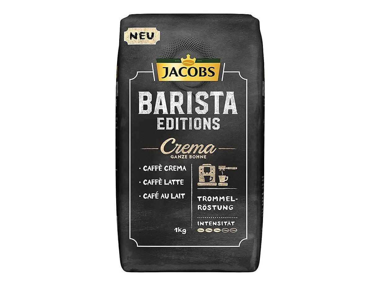 Jacobs Barista Caffe Crema, zrnková káva 1kg - originál z Německa