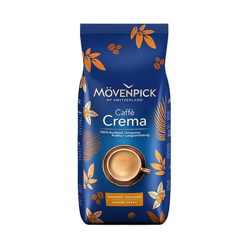 Mövenpick Caffe Crema, zrnková káva, 1kg - originál z Německa