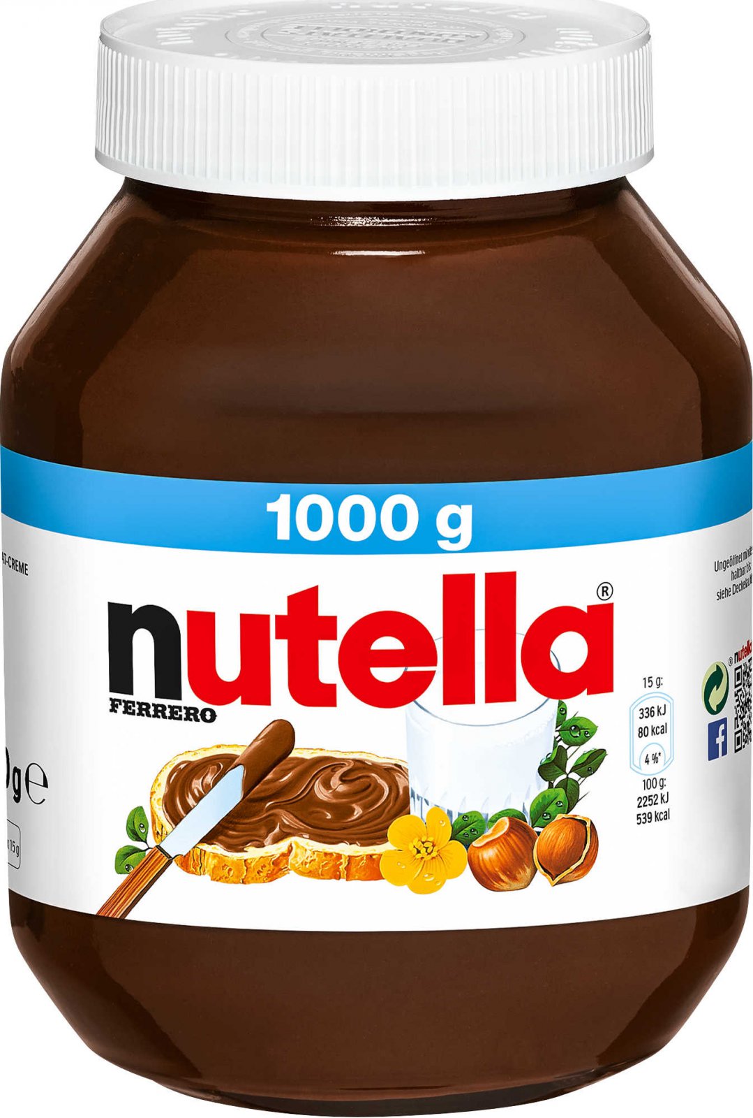 Ferrero Nutella 1 kg - originál z Německa