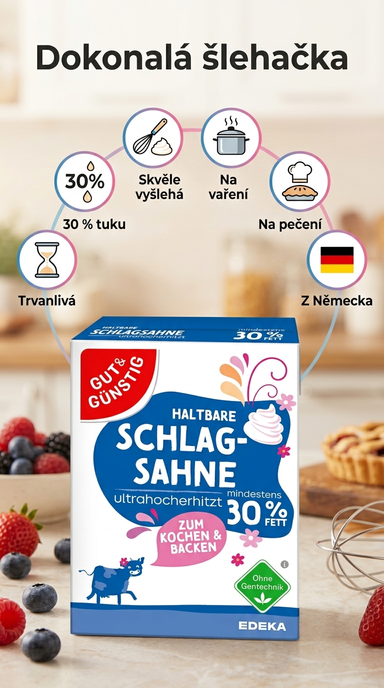 G&G Šlehačka 30% – mobilní infografika