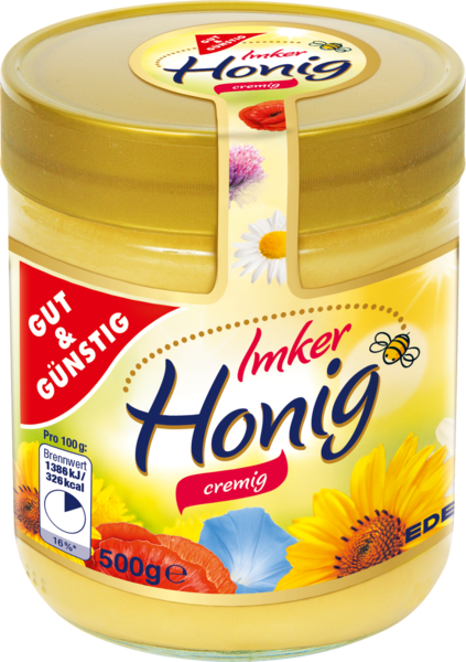 G&G včelí med, jemně krémový 500g - originál z Německa