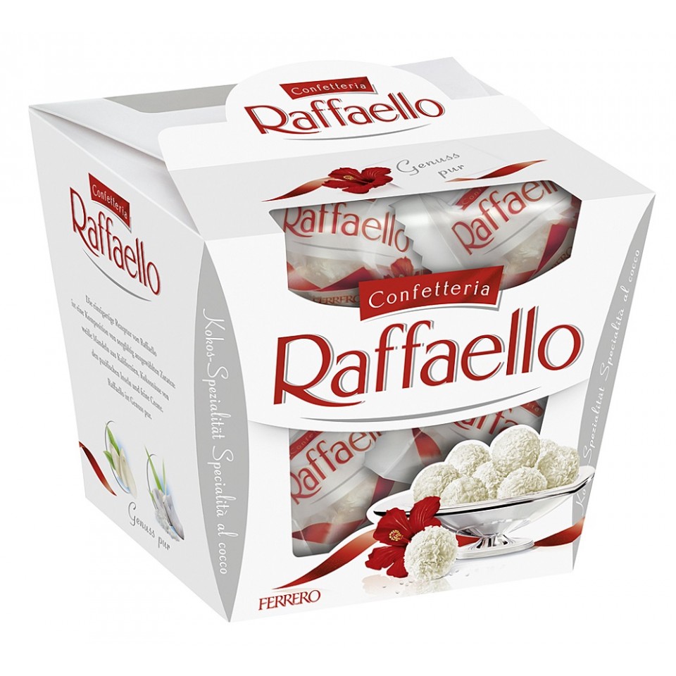 Ferrero Raffaello bonboniera 150g - originál z Německa
