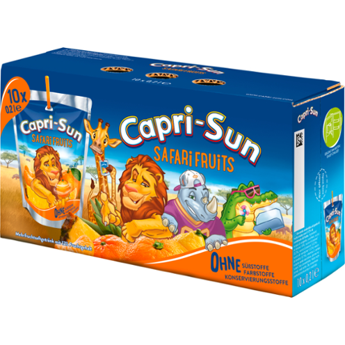 Capri Sonne Safari 10 x 200 ml - originál z Německa