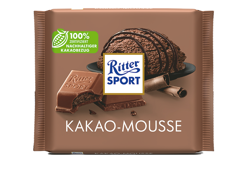 Ritter Sport Kakao-Mousse čokoláda 100g - originál z Německa