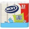 Nicky Pack toilet paper with chamomile 3-ply 32pcs  - originál z Německa