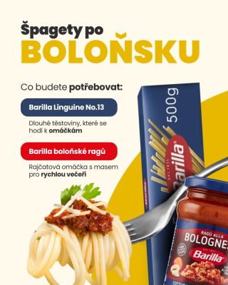 Nevíte, co dnes k večeři? Linguine, boloňské ragú, trochu parmazánu a máte vyřešeno. 🍝