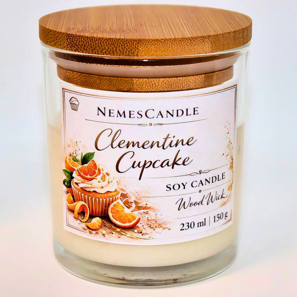 Clementine Cupcake szója illatgyertya – a különleges illat, ami könnyen függővé tesz