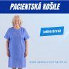 Pacientka v jednorázové košili