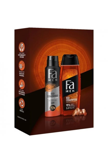 Fa Men Red Cedarwood Anti-perspirant 150 ml + Sprchový gel 250 ml