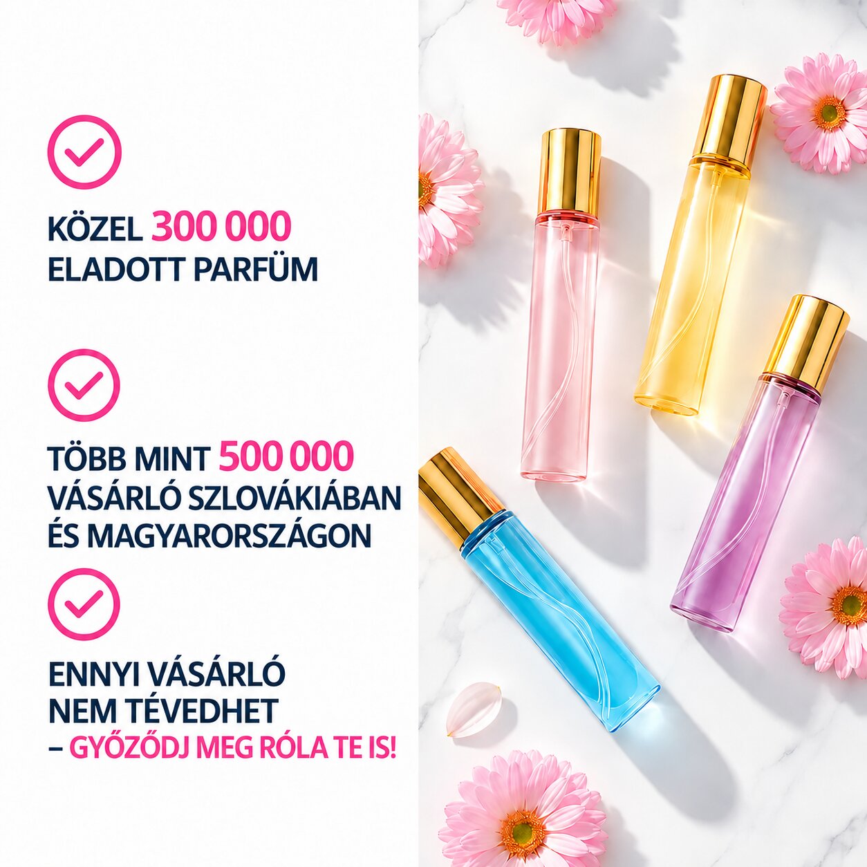 Neness parfümök – több mint 500 000 vásárló