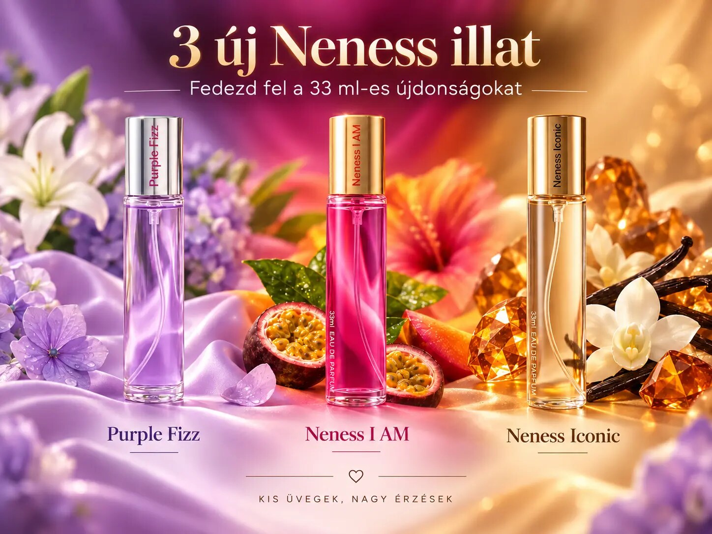 Szeptemberi akciók – Neness 33 ml-es parfümök már 1 550 Ft-tól