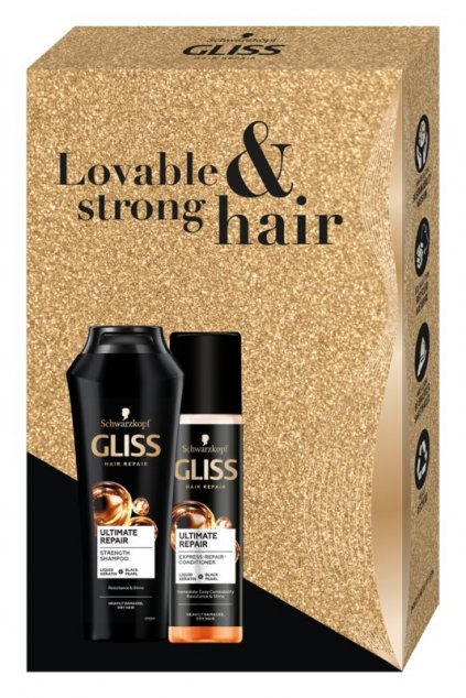 schwarzkopf gliss ultimate repair darkova sada pro suche a poskozene vlasy