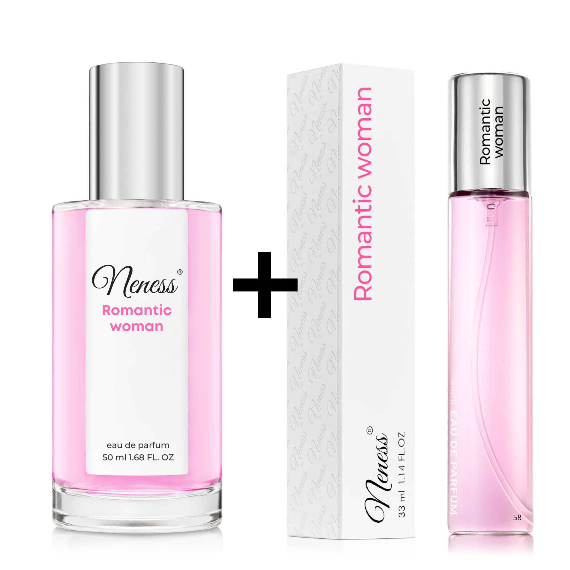 Neness Romantic Woman parfumovaná voda pre ženy 50ml + 33ml