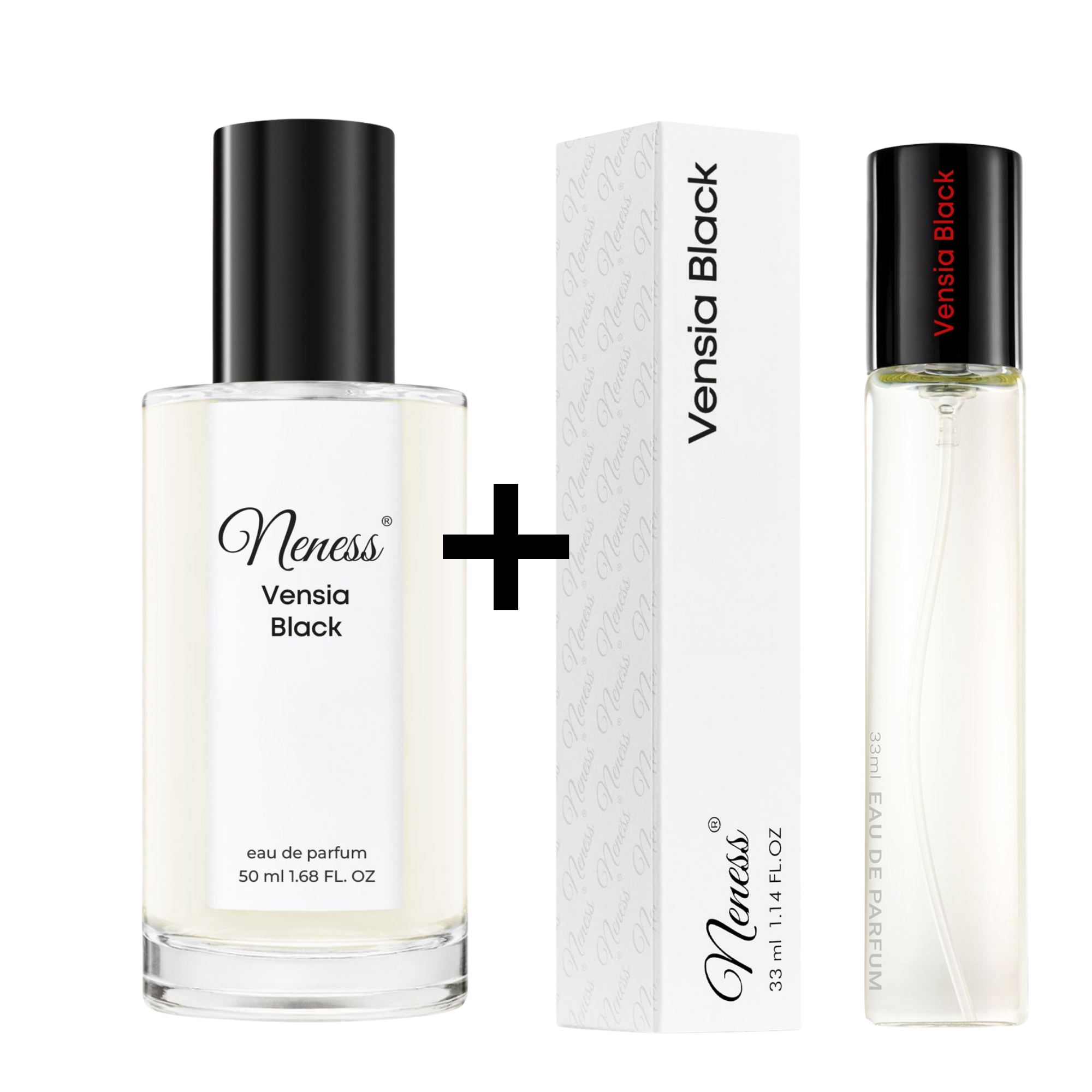 Neness Vensia Black parfumovaná voda pre ženy 50ml + 33ml
