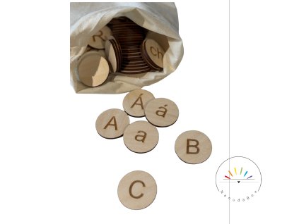 Písmenkové pexeso dřevěné