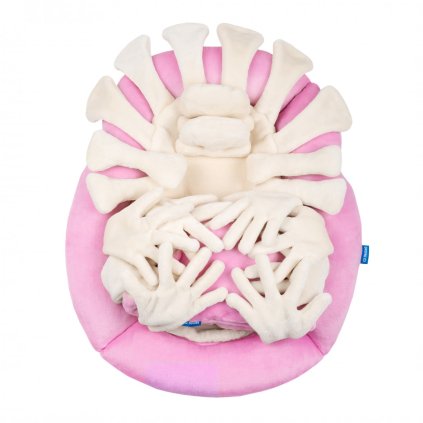 Neobed Twins+ inner component Hugging Hands, blanket without a hood 100 × 100cm(Light pink)