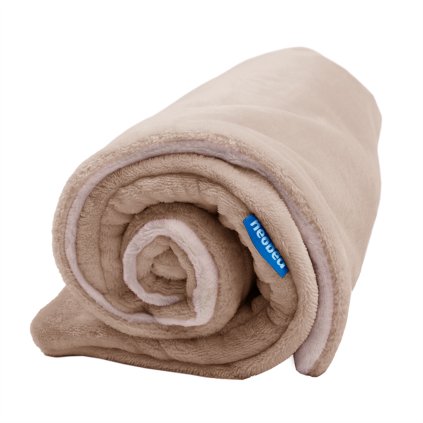 Hooded swaddling blanket(two-colour) 70 × 70cm(Beige)