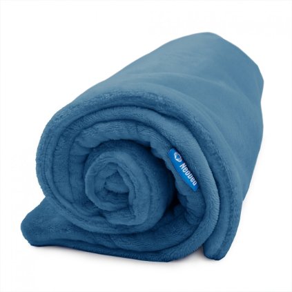 Swaddling blanket - without a hood(unicolour) 70 × 70cm(Denim (blue))
