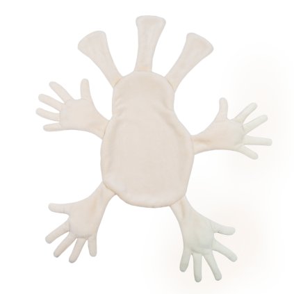 Hugging hands four-handed (an inner component)