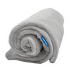 Hooded swaddling blanket(unicolour) 100 × 100cm(Grey)