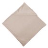 Hooded swaddling blanket(unicolour) 100 × 100cm(Beige)