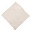 Hooded swaddling blanket(unicolour) 100 × 100cm(Cream)