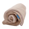 Hooded swaddling blanket(two-colour) 70 × 70cm(Beige)