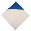 Hooded swaddling blanket(two-colour) 70 × 70cm(Dark blue)