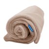 Swaddling blanket - without a hood(unicolour) 100 × 100cm(Beige)