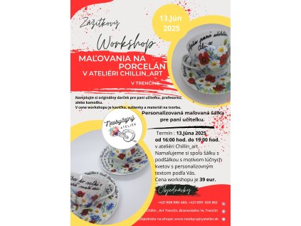 Workshop malbana porcelan personalizovany