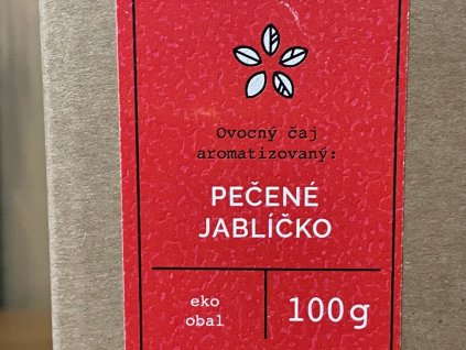 ovocný čaj pečené jablíčko detail