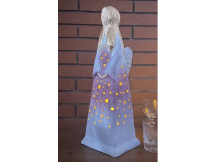 keramicky andel trpelivosti a klidu na svicku ceska vyroba