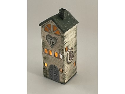 keramicka dekorace na svicku kozoroh