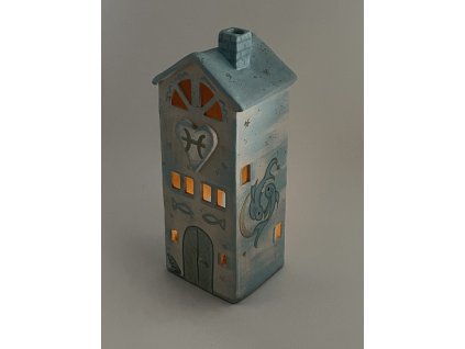 keramicky domecek lucerna znameni ryb