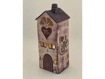 keramicky svicen domecek stir svicka