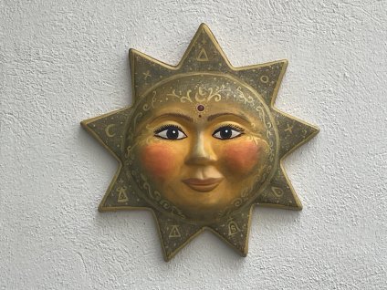 slunce klidu keramicke slunce na zed