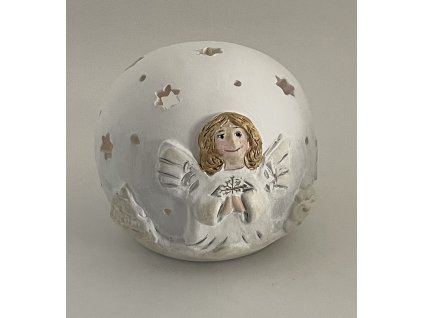 dekorace koule na svicku anděl ceska vyroba