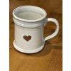 hrnek rovny bily se srdickem 0 3 l ruční výroba