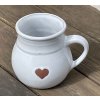 hrnek buclak stredni se srdickem vyrobeni v cesku