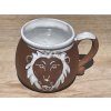 hrnek buclak terakotovy se lvem 0 4 l ručni prace
