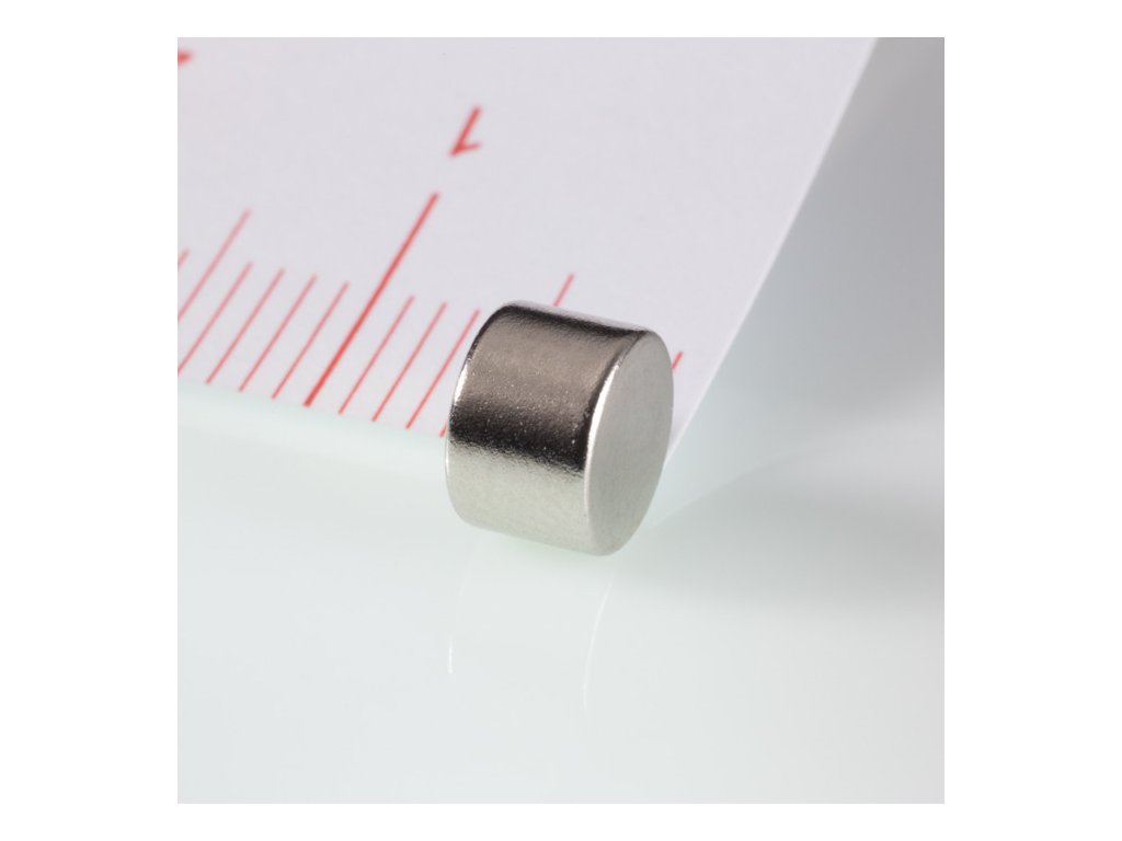 Neodymový magnet válec pr.6x4 N 80 °C, VMM4-N35