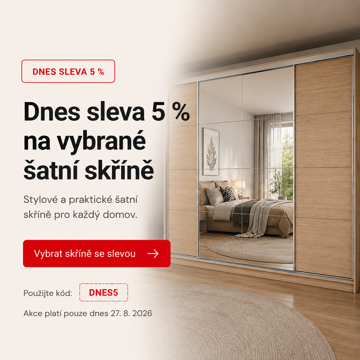 Akce skříň 27.8. mobil