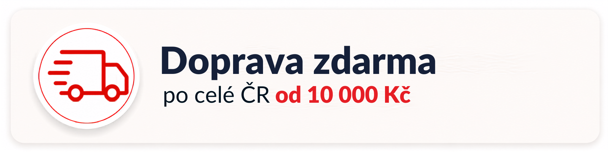 Doprava zdarma