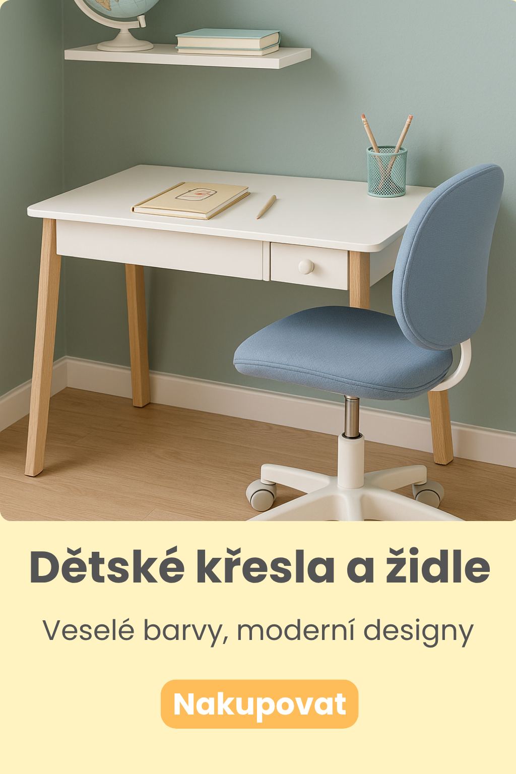 Rostoucí židle a křesla