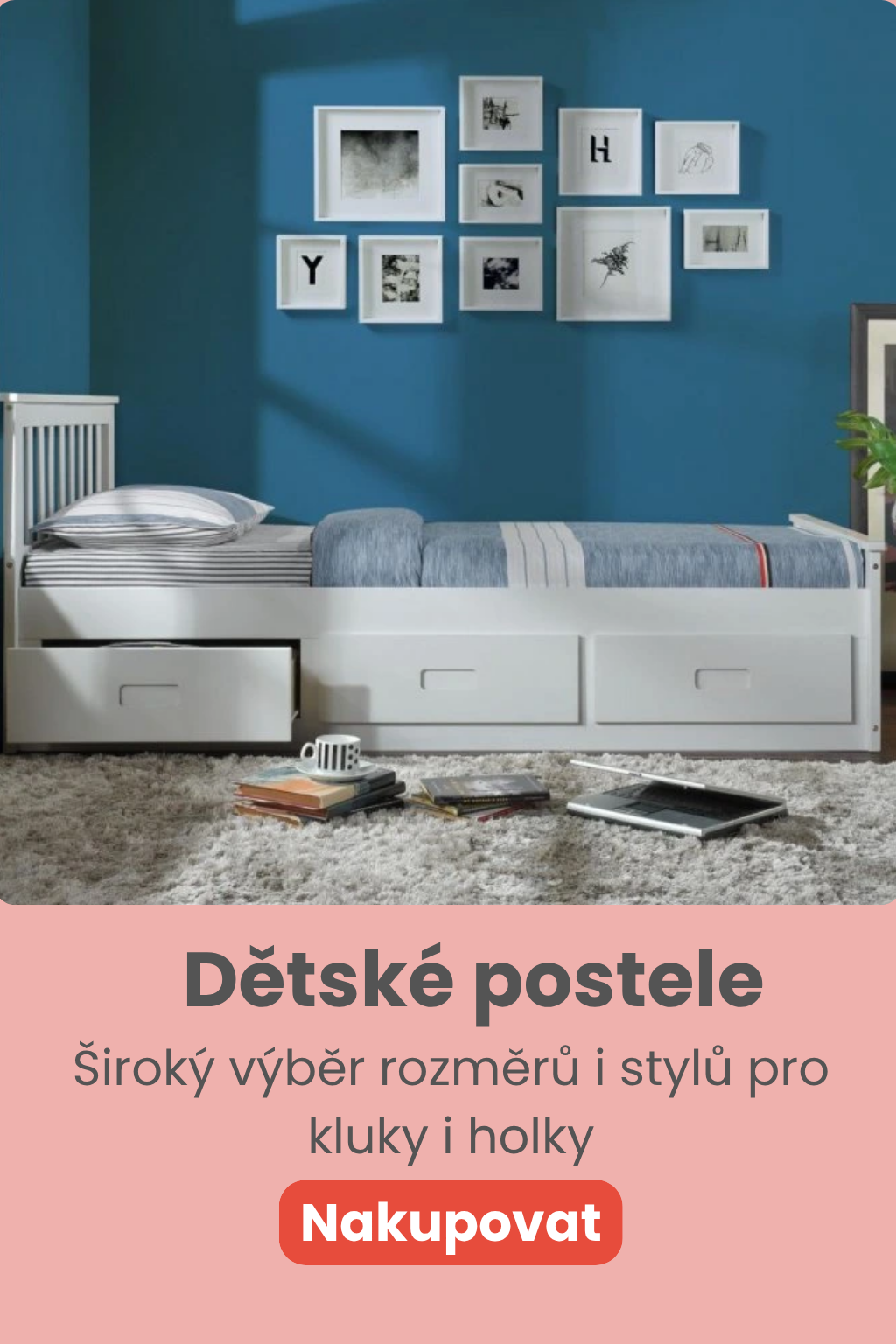 Postele do dětského pokoje