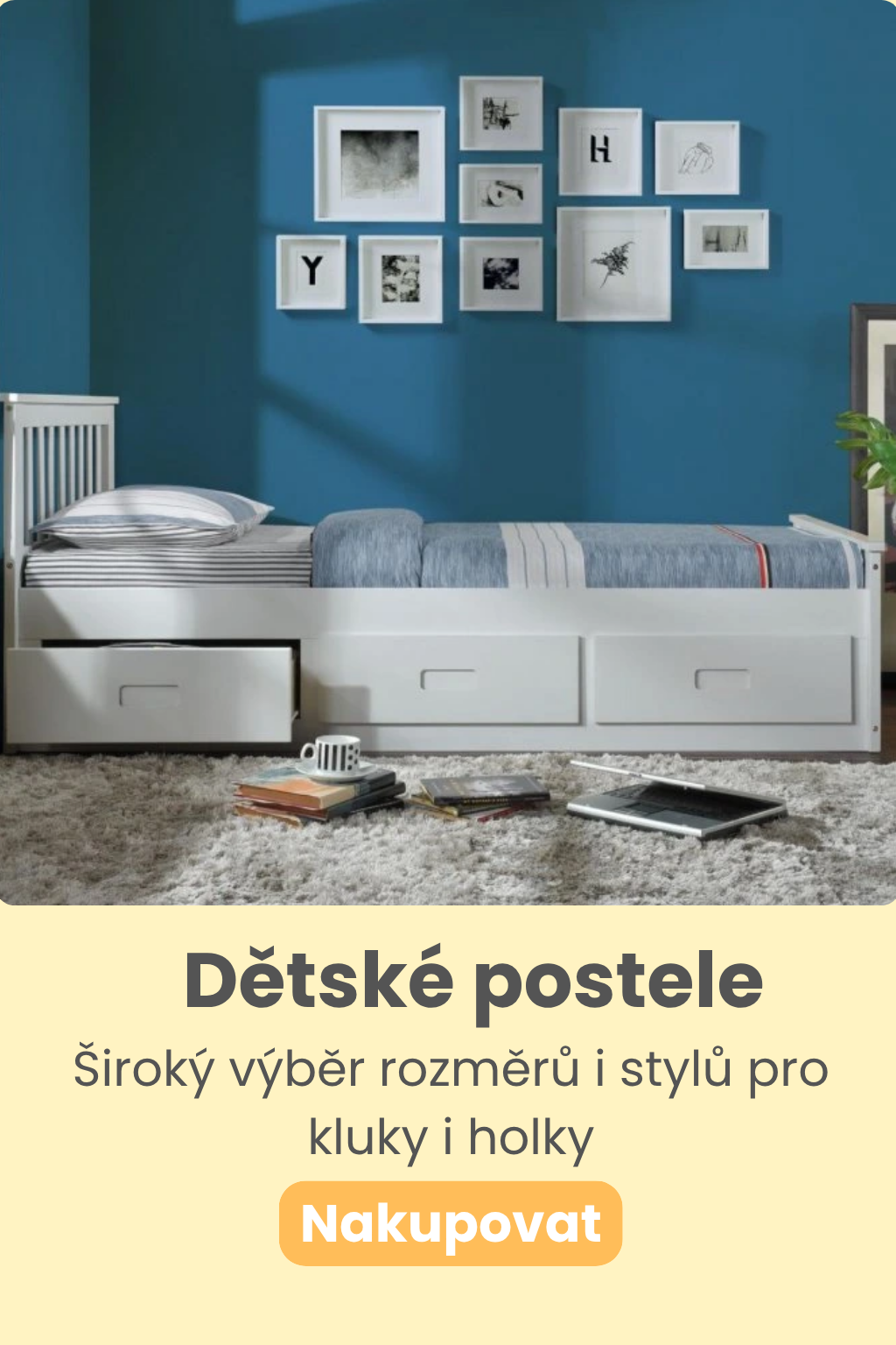 Postele do dětského pokoje